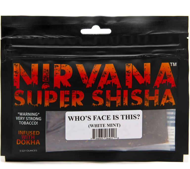 Takto vyzerá tabak do vodnej fajky značky nirvana super shisha.