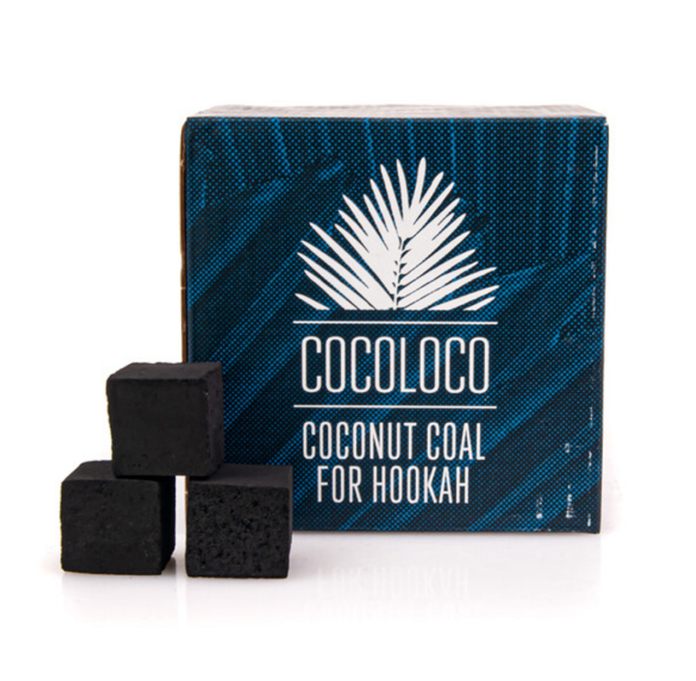 takto vyzerajú uhliky do vodnej fajky Cocoloco.